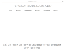 Tablet Screenshot of nyc-software.com